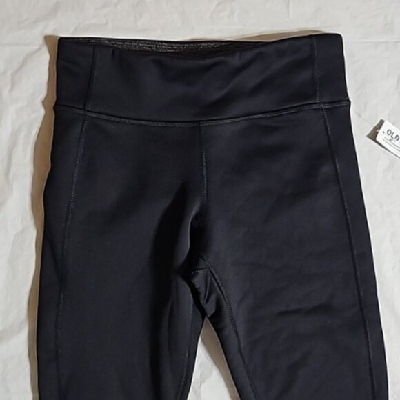 Old Navy Black High-Waisted UltraCoze Performance Leggings for Girls Size XL New - Picture 4 of 14